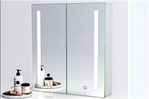 New design LED mirror cabinet SM014